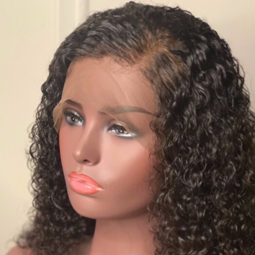 Indian Tight Curl Lace Frontal wig